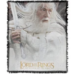 The Lord Of Rings Blanket, 50"X60" Gandalf Poster Woven Cotton Blend Throw. Fixed Price $47.99.