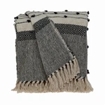 Parkland Collection Alia Eclectic Beige 52" X 67" Woven Handloom Throw. Fixed Price $92.90.