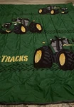 John Deere Tractor Green Tracks Comforter Child Bedding Bedroom Blanket 64X86. Fixed Price $130.00.