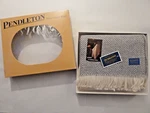 New Vintage Pendleton 68 X 52" Stadium Blanket Throw Fringe Wool Made Usa Nos. Fixed Price $99.99.