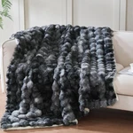 Serenhom 50X60 Inches Ultra-soft Fuzzy Faux Fur Plush Throw Blanket Thick, .... Fixed Price $55.96.