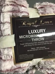 New Royal Luxe Luxury Micromink Sherpa Reversible Throw Elle Home. Fixed Price $43.00.