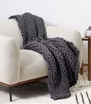 Nwt Bearaby Organic Cotton Weighted Knit Blanket Asteroid Grey 15 Lbs. Fixed Price $265.00.