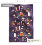 Vera Bradley Peanuts Halloween Throw Blanket 50" X 80" Nip. Fixed Price $69.99.