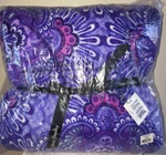 Vera Bradley Plush Throw Blanket Fleece Lilac Tapestry 80" X 50" Nwt #12408-669. Fixed Price $114.95.