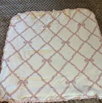 Beaufort Bonnet Company Pink Bow Baby Blanket Ruffle Edge 100% Pima Cotton 2020. Fixed Price $32.74.