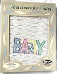 Owen Thermal Baby Crib Blanket White 100% Cotton 36X45 Vintage 62027 Gift Nos. Fixed Price $13.27.