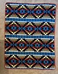 Reversible Southwest Native American Geometric Blanket 84X65" Lakota Sunrise. Fixed Price $25.00.