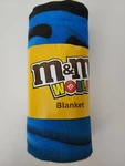 M&ms World Chocolate Candy Brand Polyester Fleece Blanket 50 X 60 New. Fixed Price $12.98.