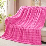 Newcosplay Blanket For Couch Hot Pink Super THROW(50"X60"),. Fixed Price $27.16.