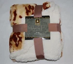 Plush 50X60 Northpoint Throw Blanket Brown Camoflage Sherpa Reversible. Fixed Price $34.00.