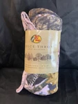 Bass Pro Shops Mossy Oak Break-up Pink Fleece Throw Blanket 50X60. Fixed Price $37.50.