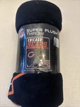 Chicago Bears Nfl 46"X60" Throw Blanket Super Plush Football. Fixed Price $24.95.