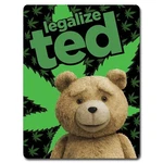 Ted 2 Legalize Lightweight Fleece Throw Blanket 45 X 60 Inches. Fixed Price $19.99.