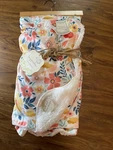 Baby Blanket Tiny Garden Floral Reversible Sherpa Pink For Girls. Fixed Price $17.99.