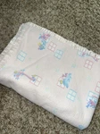 Boys Girls Comfort Pink Blue Animals Soft Cotton Receiving Baby Blanket 26X40. Fixed Price $14.95.