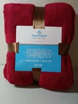 Fabulous Home Honor Warm And Cozy Microfleece Throw 50" X 60". Fixed Price $8.71.