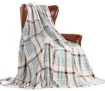 Throw Blanket Plaid Sherpa Ultra-plush Soft Colorful Oversized Decorative. Fixed Price $31.15.
