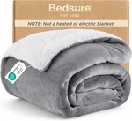 Bedsure Gentlesoft Sherpa Fleece Throw Blanket For Couch, Non-heated, Thick & Wa. Fixed Price $33.09.