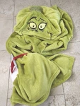 Dr. Seuss How The Grinch Stole Christmas Hooded Throw Blanket 40 X 50. Fixed Price $31.00.