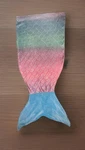 Justice Mermaid Tail Blanket Sleeping Bag Sparkle Pastel One Size Plush Girls. Fixed Price $9.50.