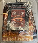 Nwt Golden Logo Hbo Game Of Thrones 46"X60" Fleece Throw Blanket - Silver Sigils. Fixed Price $29.99.
