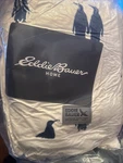 Nib Sealed Eddie Bauer Ultra-plush Penguin Throw Blanket Emperor 50 X 60. Fixed Price $45.99.