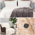 Berkshire, 50" 60" - Luxe Faux Fur Heated Reversible Throw (choose Color). Fixed Price $68.00.
