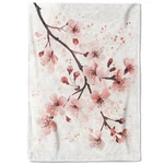 Cherry Blossom Fleece Blanket - 50X60IN Elegant Pink Flower Floral Branches T.... Fixed Price $43.27.