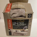 Sunbeam Velvet Plush Heated Blanket Queen Size 84" 90" Electric Warming. Fixed Price $100.95.