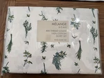 New Melange Home 100% Cotton Multi Green Sprigs King Duvet Set, 400 Thread Count. Fixed Price $37.49.