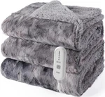 Heated Full Size,fast Heating Soft Faux Fur Electric Blankets 72"X84".... Fixed Price $78.49.