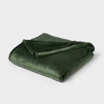 King Microplush Blanket Green - Threshold. Fixed Price $16.14.