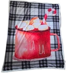 Christmas Thick Fleece Throw Blanket Safdie & 60 X 47 Holiday Plush Hot Cocoa. Fixed Price $14.18.