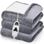 Greenoak Electric Throw Blanket 50X60 10 Settings Flannel Heating. Fixed Price $50.99.