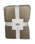Ugg Novah Queen Size Blanket Light Fawn 92 X 96 Very Soft. Fixed Price $129.95.