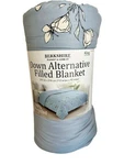 Berkshire Down Alternative Filled Blanket.reverse To Solid.king Size 112"X92". Fixed Price $49.84.