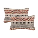 Redearth Boho Textured Throw Pillow Cushion Covers - Lumbar Woven Tufted De.... Fixed Price $54.45.