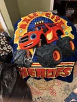 Blaze And The Monster Machines: Heroes Of Axle City Fleece 57 44 Blanket. Fixed Price $10.00.