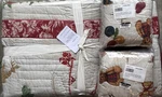 Set (3) Pottery Barn Deck The Halls Christmas Tree Full/queen Quilt + (2) Shams. Fixed Price $379.99.