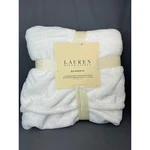 Ralph Lauren White Micromink Throw Blanket 50X70 Nwt. Fixed Price $42.50.
