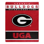 Northwest Ncaa Georgia Bulldogs Raschel Throw Blanket, 50" X 60". Fixed Price $39.99.
