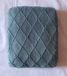 Bourina Throw Blanket Textured Solid Soft Knitted Dark Cyan 60"X80" Couch Or Bed. Fixed Price $12.71.