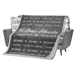 Filo Estilo Abuela Blanket Sherpa Grey 60X50 Inches. Fixed Price $19.56.