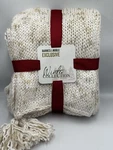 New! Beautiful Soft Barnes & Noble Exclusive Afghan Throw Blanket With Tassels. Fixed Price $29.99.