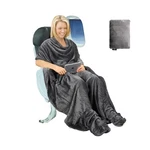 Tirrinia Travel Portable Blanket With Feet Pocket Airplane Offi... Fast Usa Ship. Fixed Price $31.47.