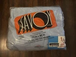 Vintage Savoy Blanket Montgomery Ward 72X90 Twin Full Blue Non Allergenic Usa. Fixed Price $42.99.