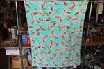 Baby Size Borrego Blanket With Picture Of Butterflies Butterfly Green. Fixed Price $27.29.