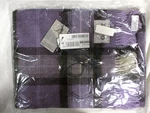 Bronte By Moon "sky Check" Throw/blanket Lambswool "lavender" Made In Uk Nwt. Fixed Price $70.00.