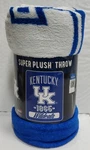 Kentucky Wildcats 46" By 60" Varsity Micro Raschel Throw Blanket - Ncaa. Fixed Price $24.99.